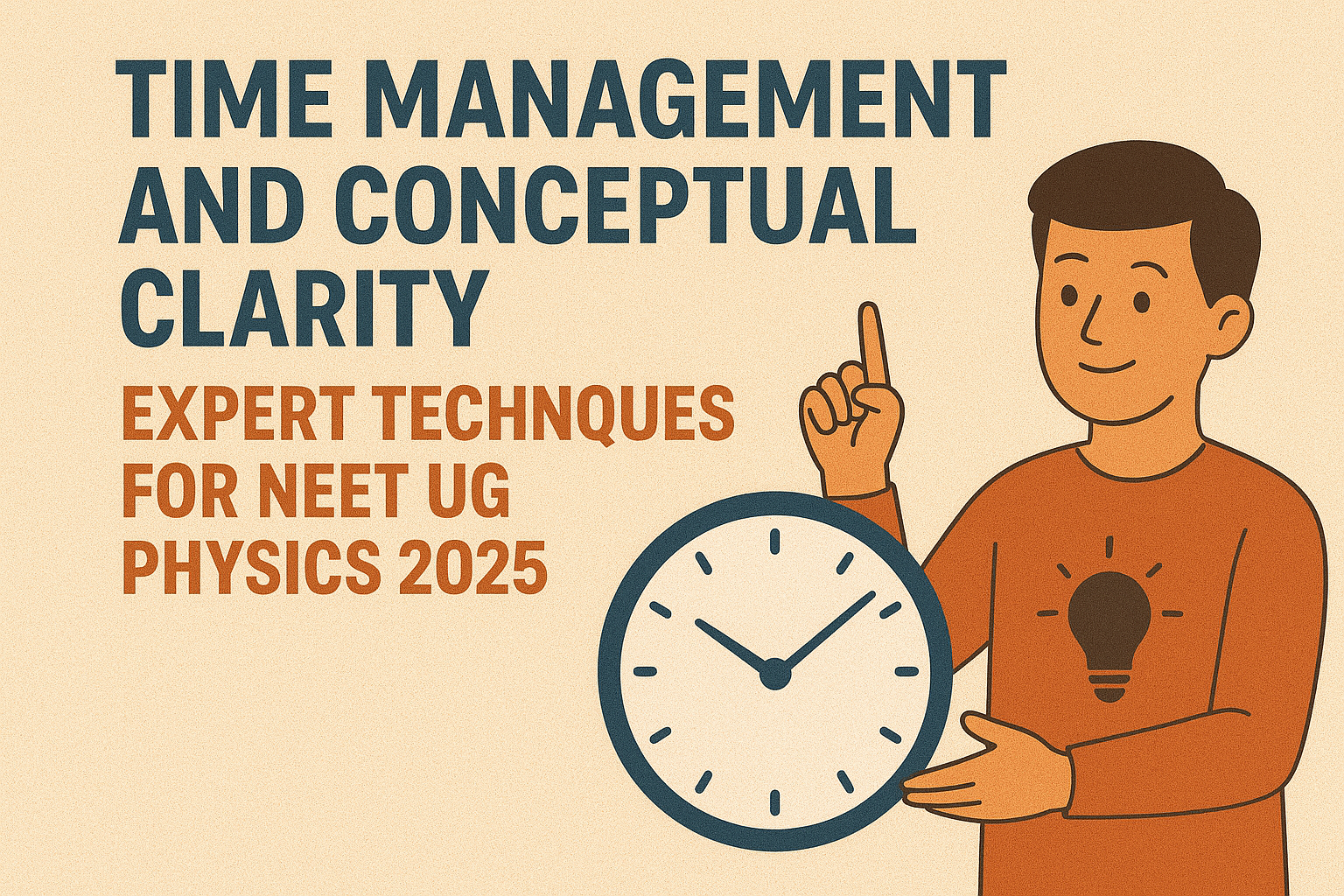 Time Management and Conceptual Clarity: Expert Techniques for NEET UG Physics 2025